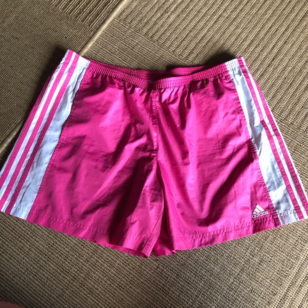 Vintage pink adidas shorts